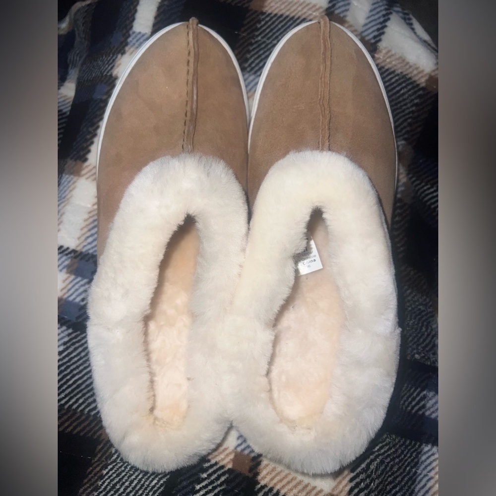 TWISTED X SUEDE SHEARLING SLIP ON size 7.5